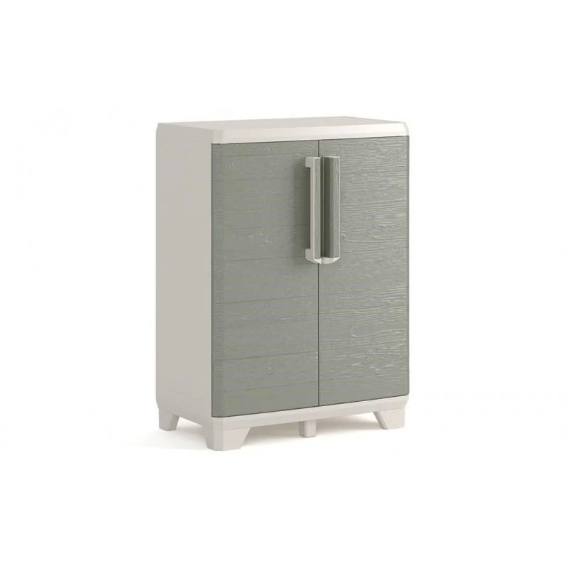 Armoire basse Keter Wood Grain cm 68x39x97 h
