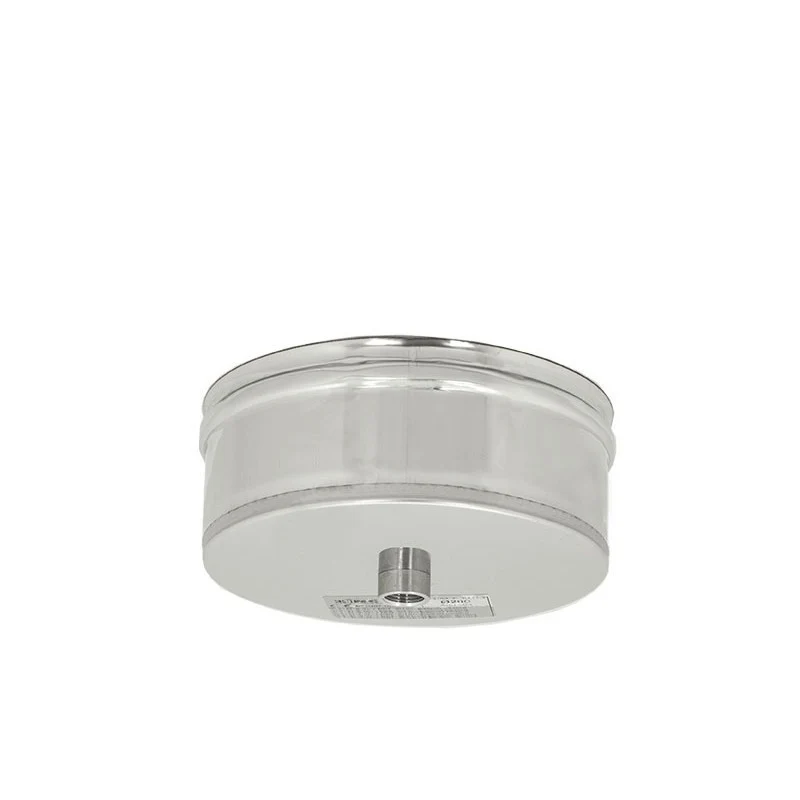 Tappo INOX 304 con scarico condensa Ø 150