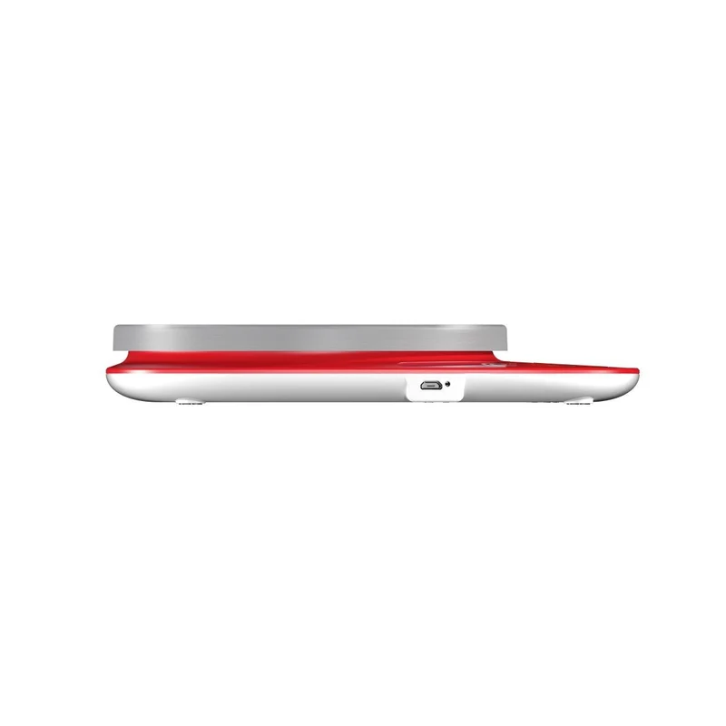 Balance de cuisine Pro Inox 5.1 Ultraprécision Rouge, Sans pile USB