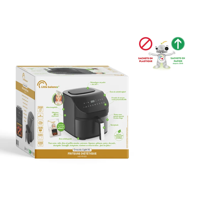 Friteuse sans huile, Crousty Light 7