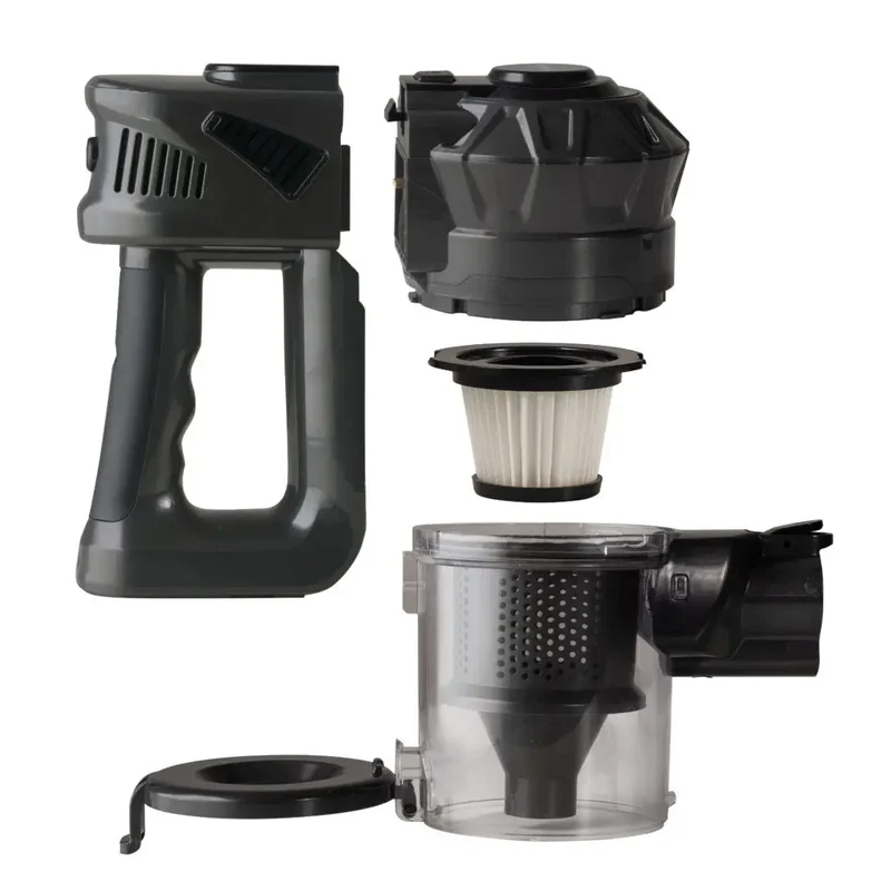Aspirapolvere ciclonico senza fili ricaricabile 22,2V con spazzola LED e filtro HEPA
