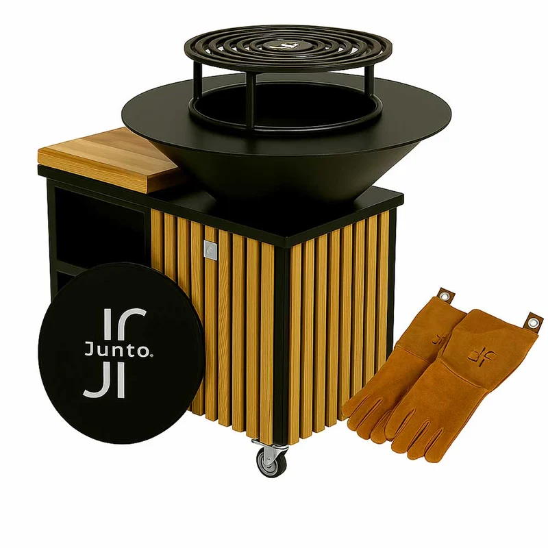 Lot brasero AVEIRO en acier + Accessoires - JUNTO