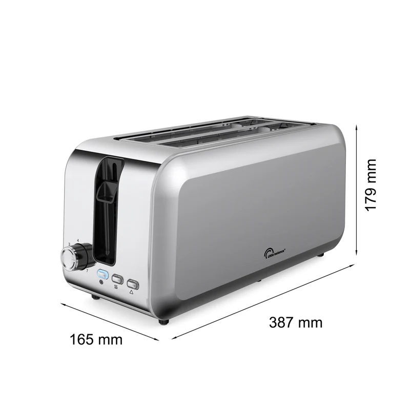 Grille pain, Dual Inox