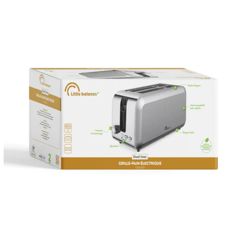 Grille pain, Dual Inox