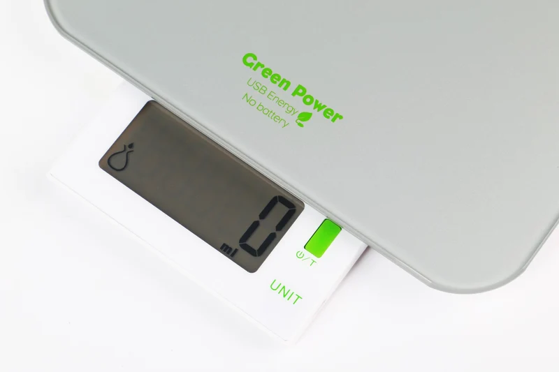 Balance de cuisine, Slide 6 USB, Silver, Sans pile