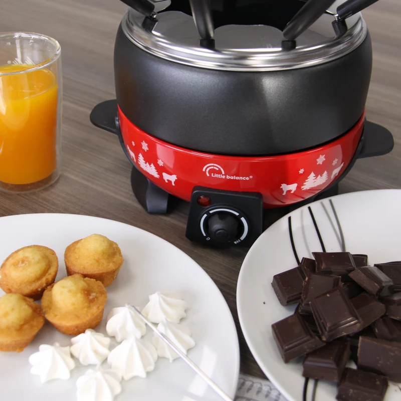 Appareil à Fondue, Happy Fondue 8 Meuuuh, Rouge