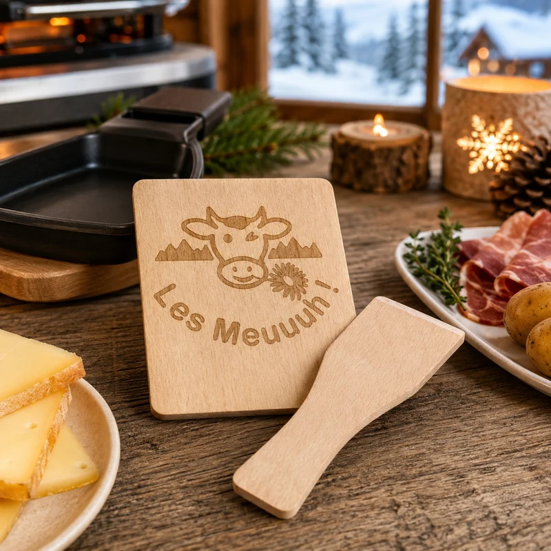 Set raclette Les Meuuuh, Wood 4