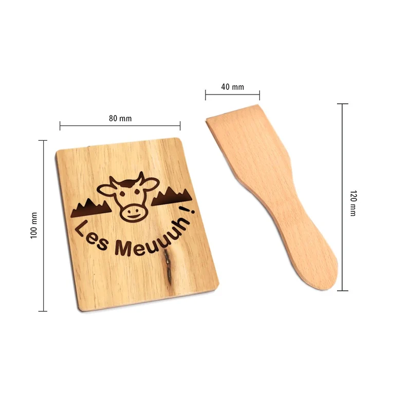 Set raclette Les Meuuuh, Wood 4