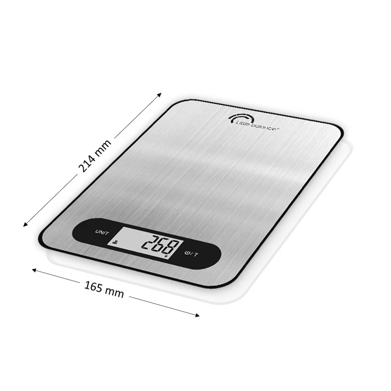 Balance de cuisine, Slim Inox USB, Sans pile