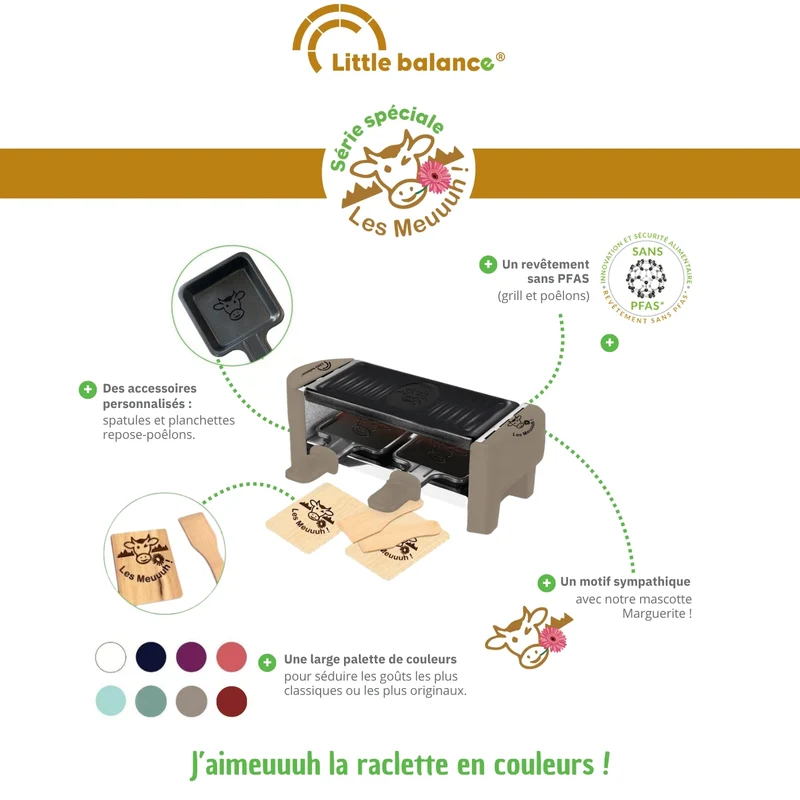 Appareil à Raclette, Meuuuh Duo, Muscade