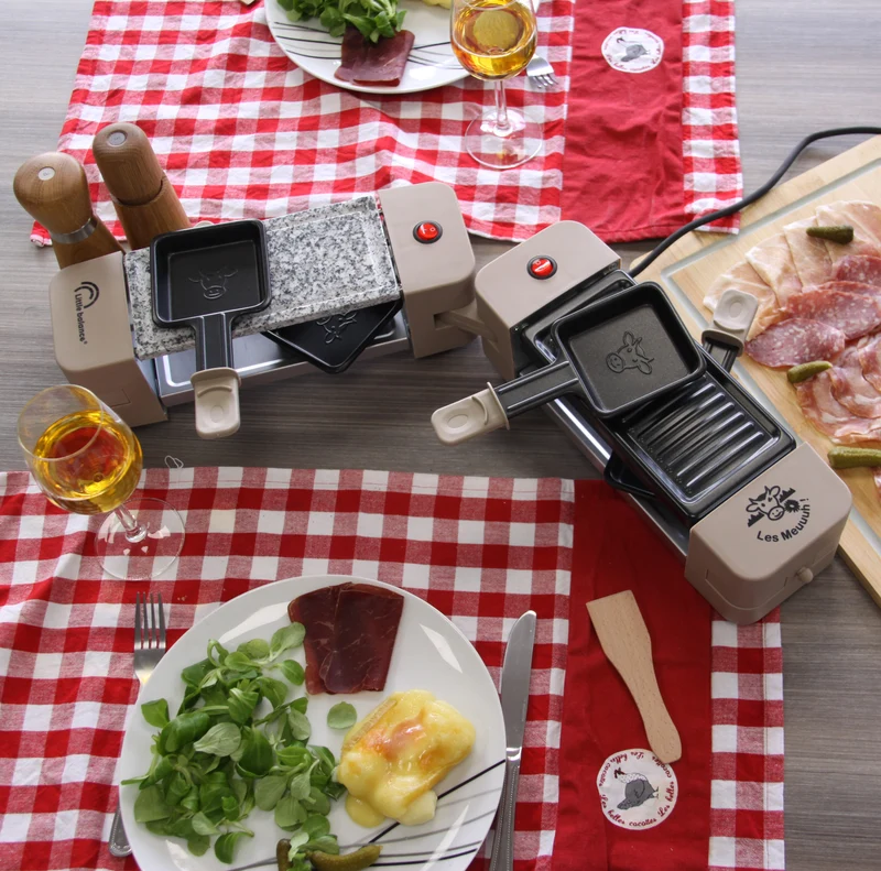 Appareil à raclette modulable, Wing & Cheese 4, Les Meuuuh, Muscade