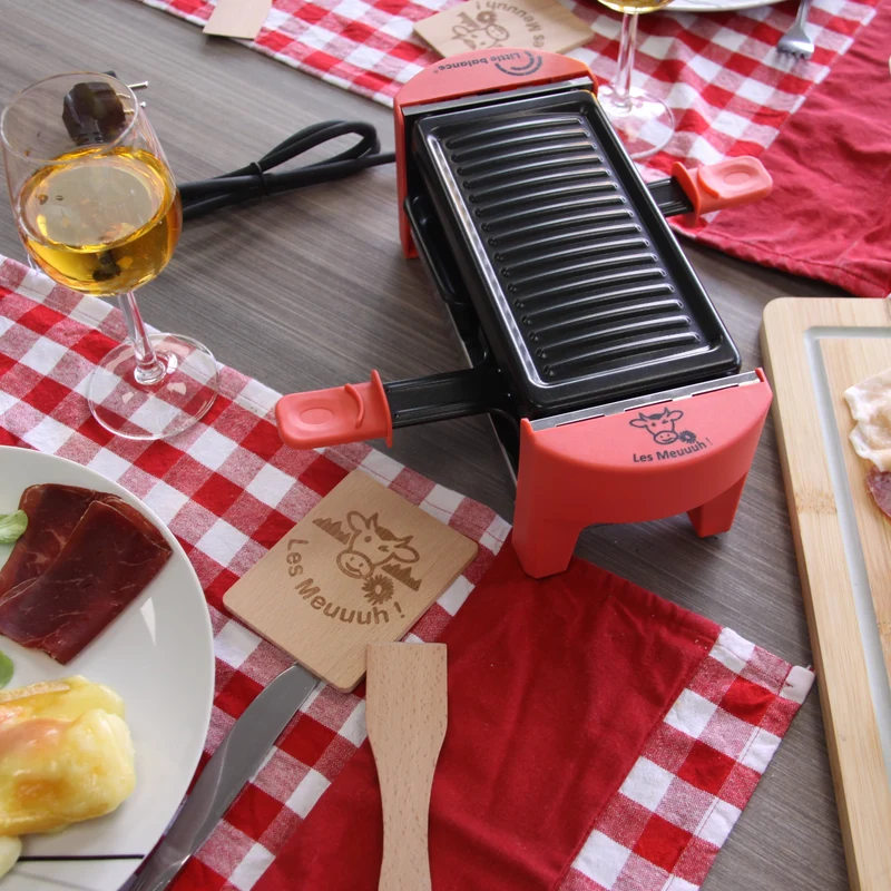 Appareil à Raclette, Meuuuh Duo, Rouge Brique
