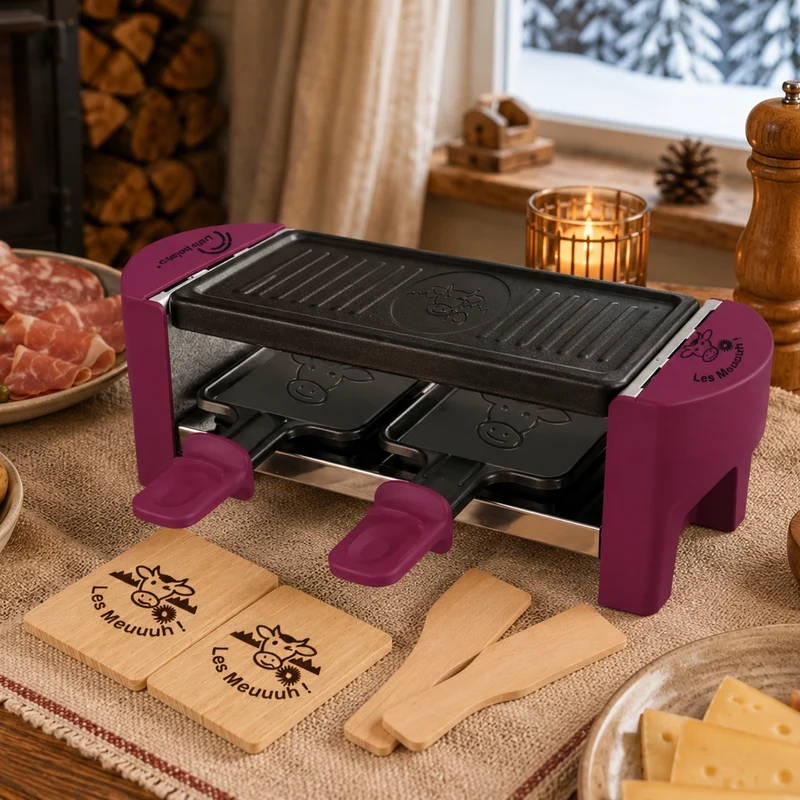 Appareil à Raclette, Meuuuh Duo, Prune