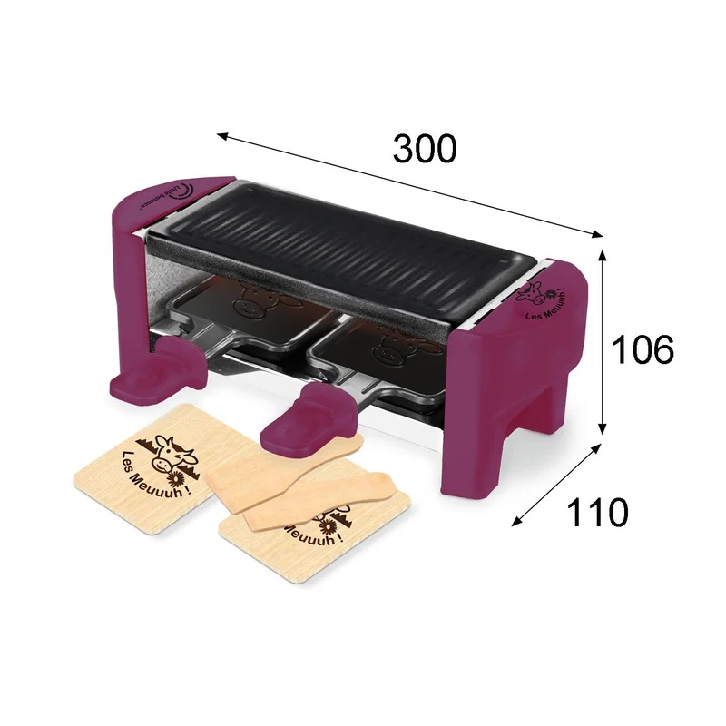 Appareil à Raclette, Meuuuh Duo, Prune