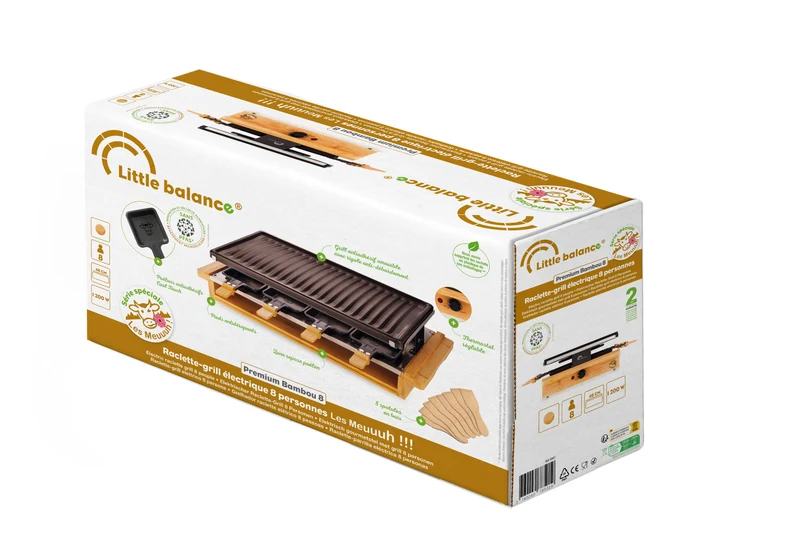 Appareil à raclette, Meuuuh Premium 8 Bois