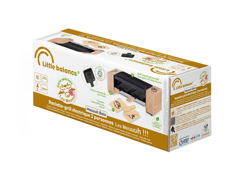 Appareil à Raclette, Meuuuh Duo, Bois