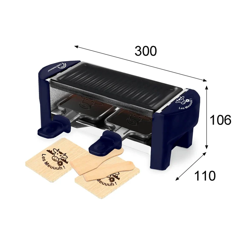 Appareil à Raclette, Meuuuh Duo, Bleu nuit