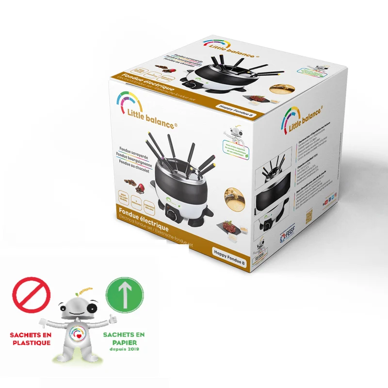 Appareil à Fondue, Happy Fondue 8, Blanc