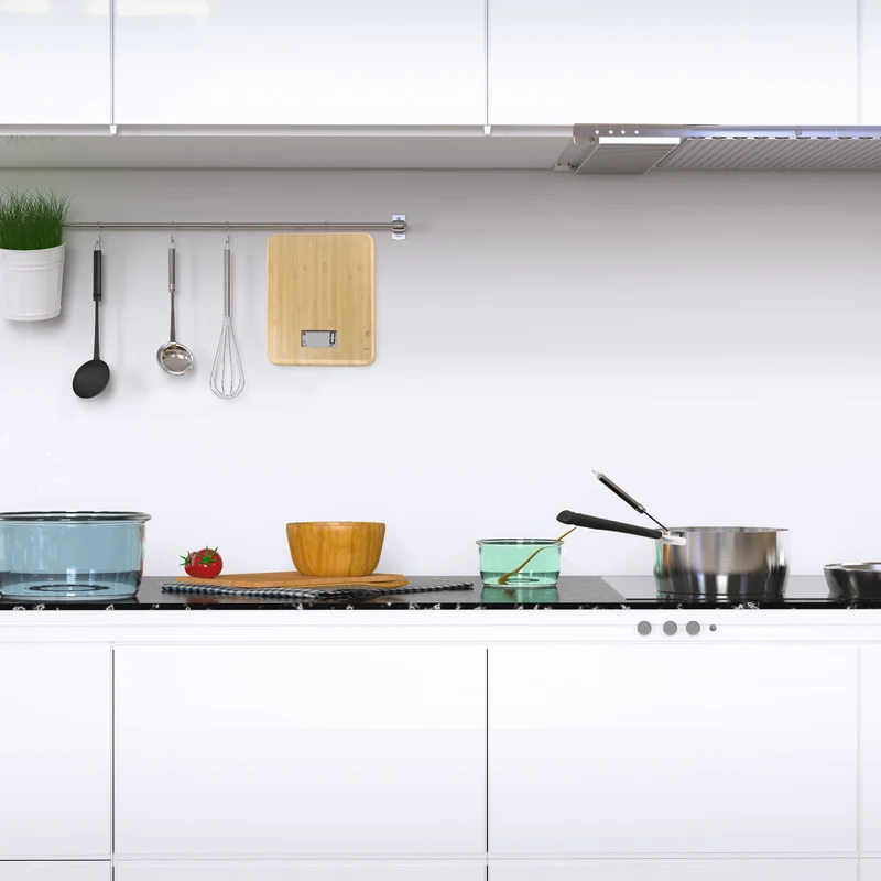 Balance de cuisine, Slim Bambou USB, Sans pile