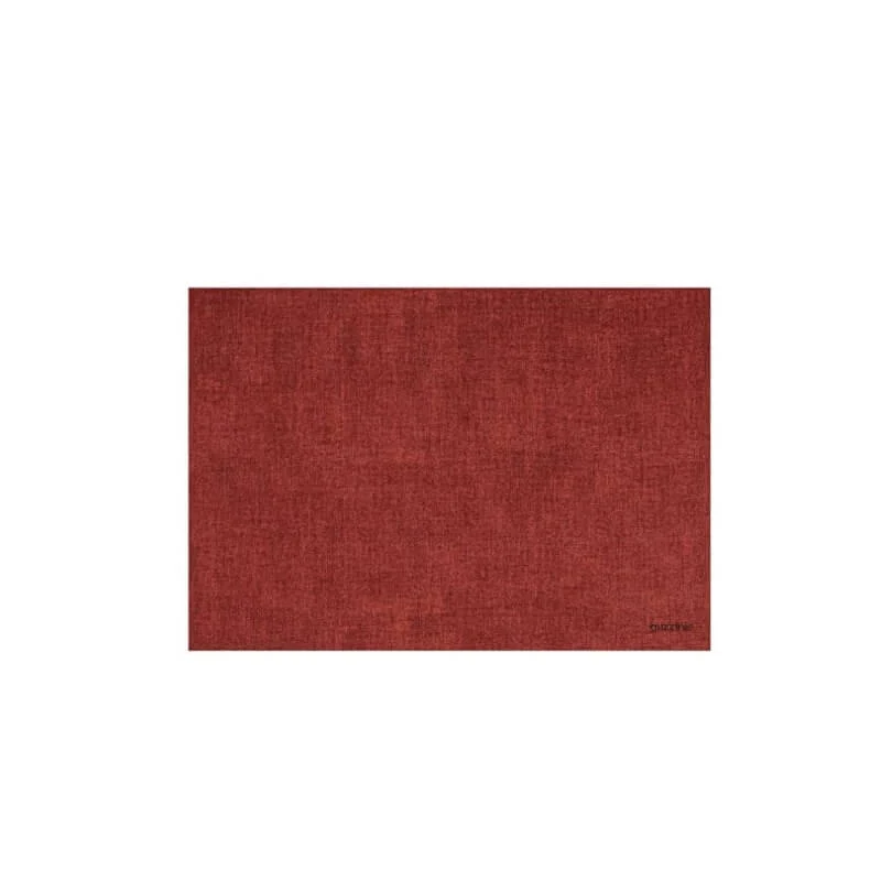 Set de table double face, coloris rouge
