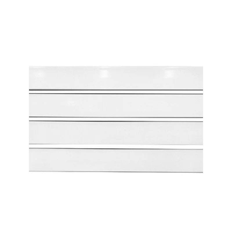Set 4 goghe Miami in alluminio bianco lucido 150 × 10 cm