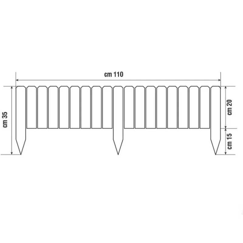 RECINZIONE VAMPIRO ROTOLO 110X5X20-