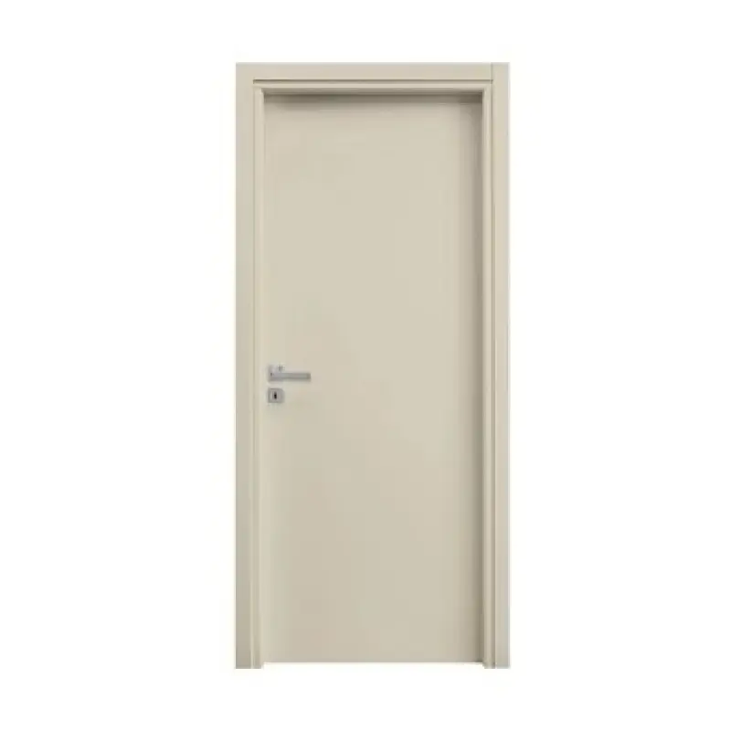 Porta battente modello A crema/rovere 90x210 cm MDF B02/03