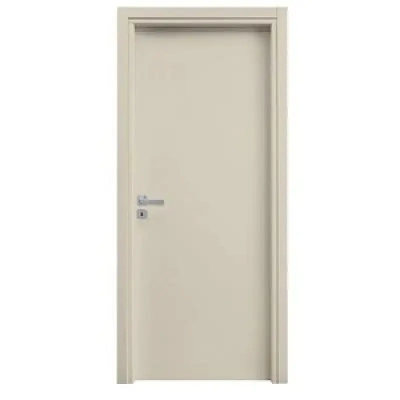 Porta battente modello A crema/rovere 80x210 cm MDF B02/03