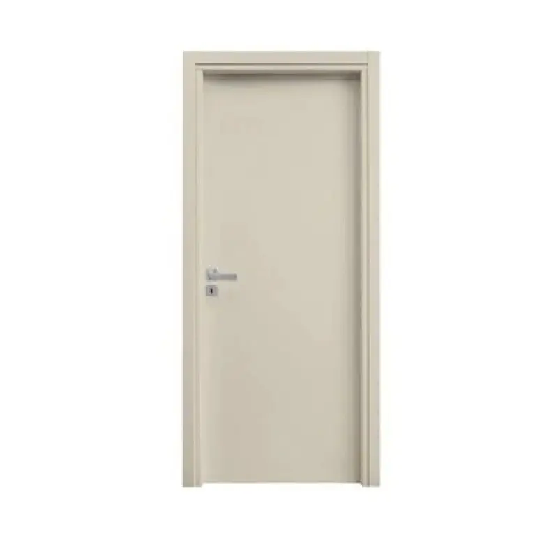 Porta battente modello A crema/rovere 80x210 cm MDF B02/03