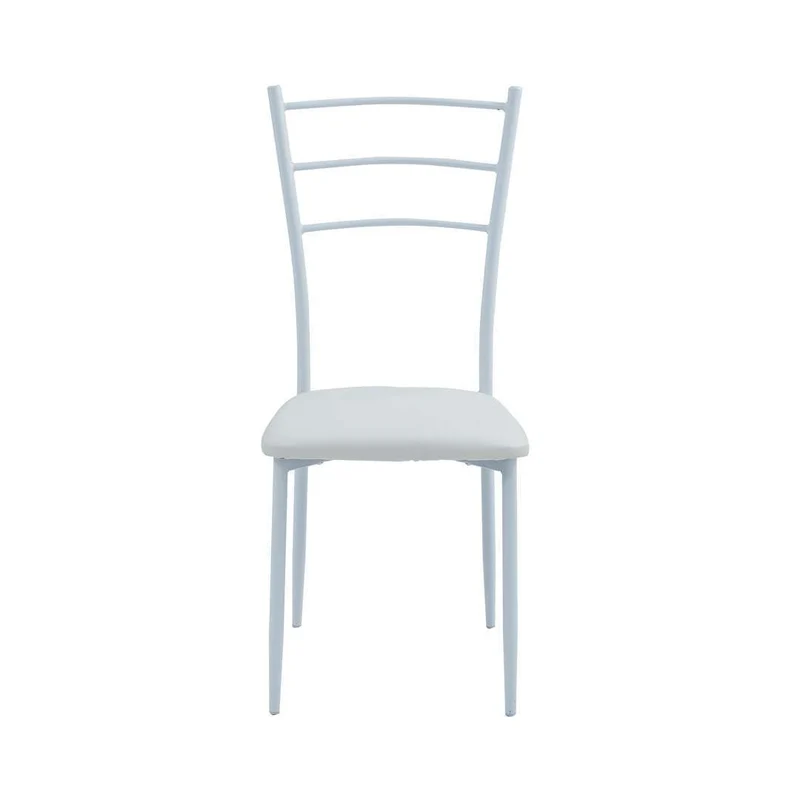 Nouveau Chaise Marta PVC blanche 41x48x92 cm
