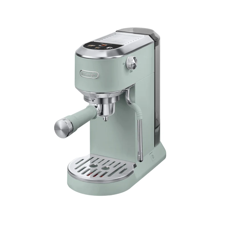 Machine à espresso compacte Dedica Duo Cold Brew vert pistache – De'Longhi