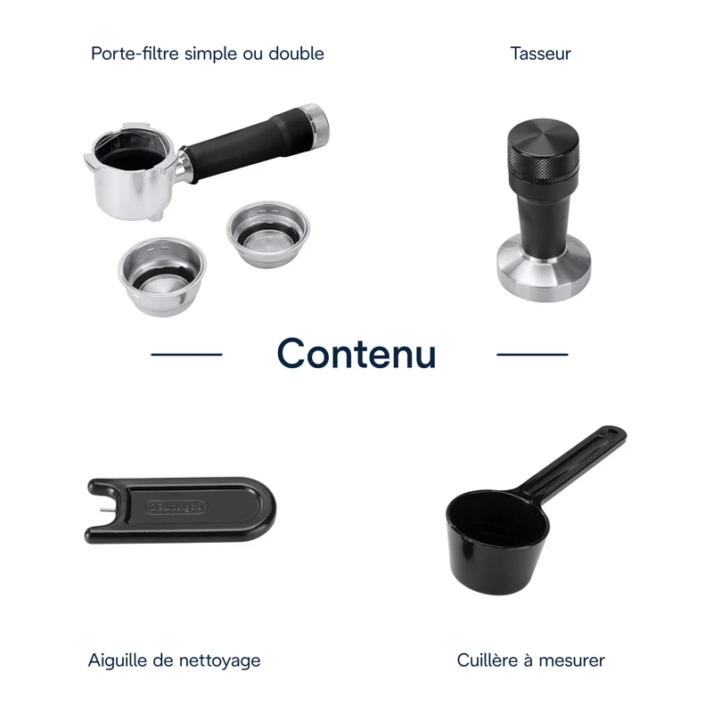 Machine à espresso compacte Dedica Duo Cold Brew acier inoxydable – De'Longhi