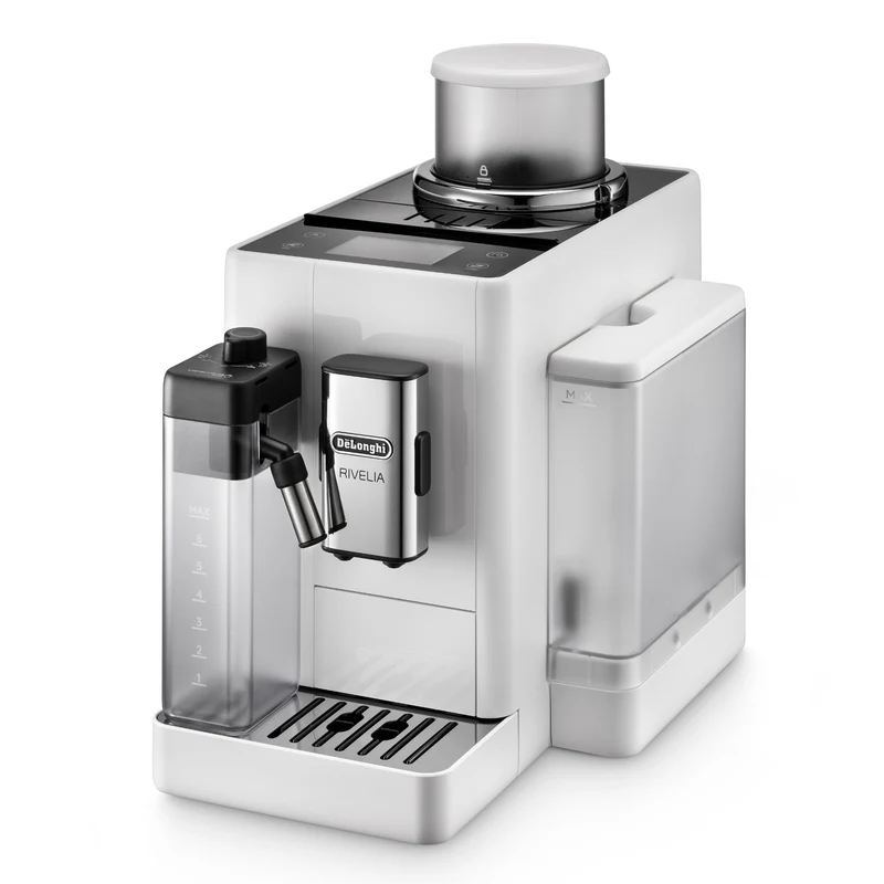Machine à café automatique Rivelia blanche arctique - De'Longhi