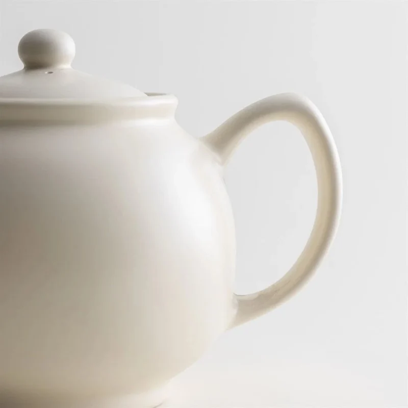 Théière en grès beige mat 6 tasses – Price & Kensington