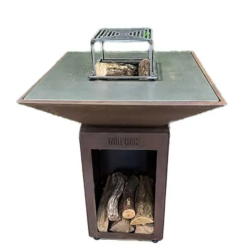 Pack Printemps Brasero Auvergnat Carré CORTEN - GRILL CHIC