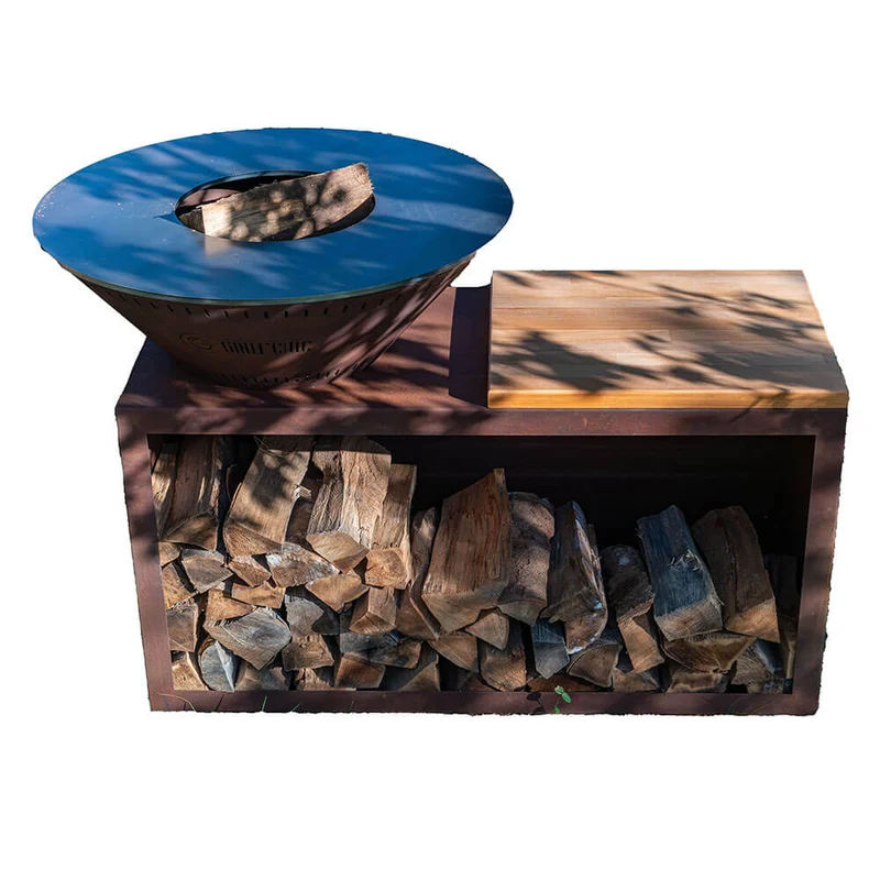 Brasero Traditionnel 100 x 90 cm CORTEN - GRILL CHIC