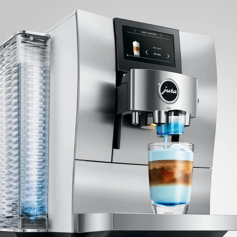 Machine à café automatique Z10 Aluminium blanche - JURA