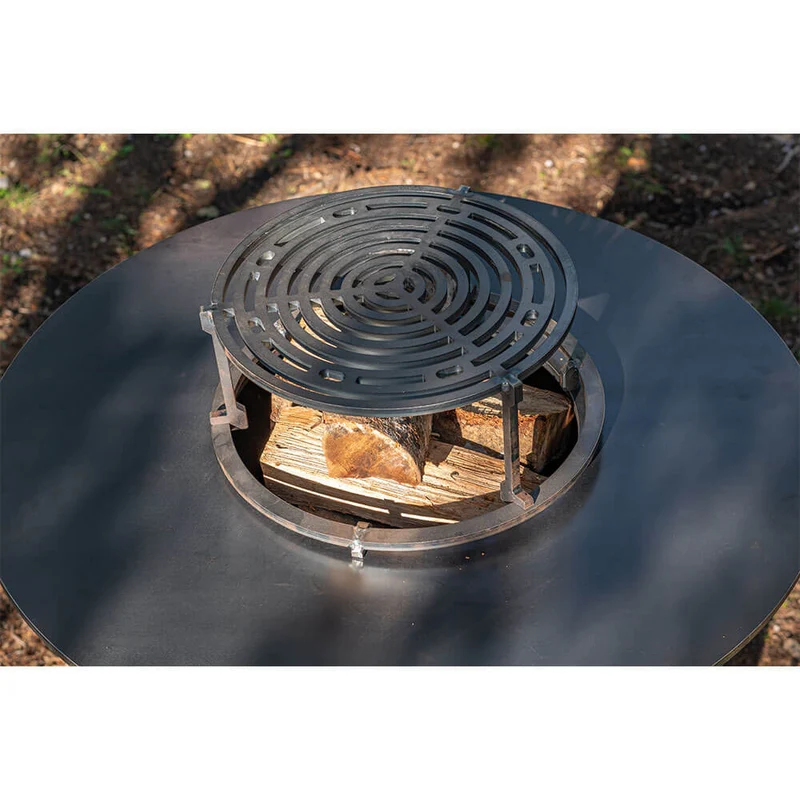 Brasero Classique 83 x 90 cm CORTEN Double Cuve - GRILL CHIC