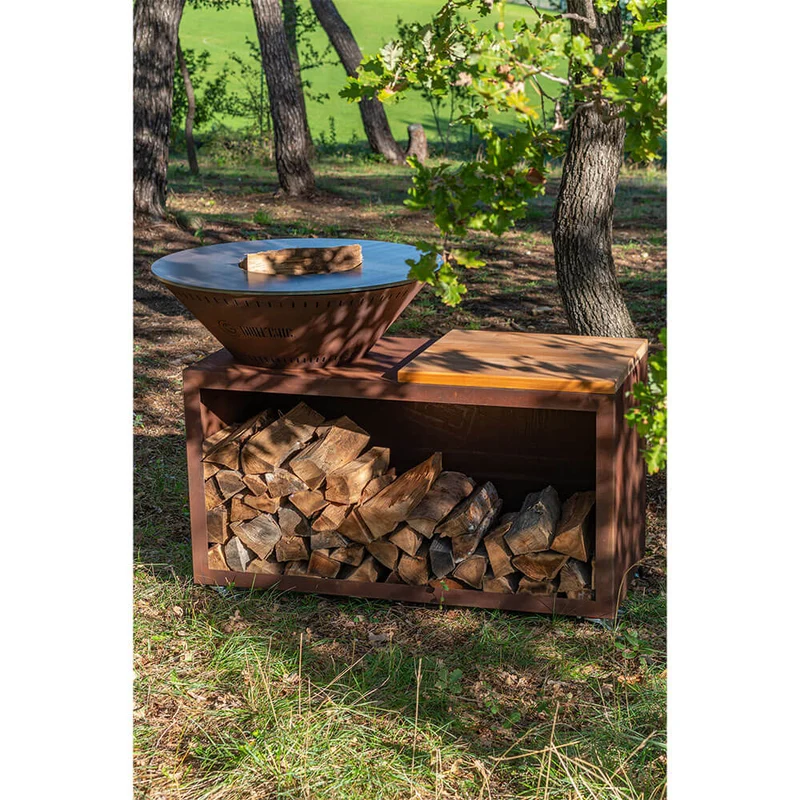 Brasero Traditionnel 100 x 90 cm CORTEN - GRILL CHIC