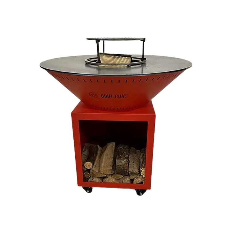 Brasero Classique 83 x 90 cm Acier Double Cuve - GRILL CHIC