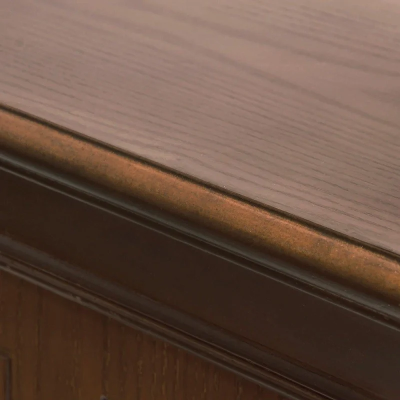 Cheminée au bioéthanol Cambridge biocheminée au sol en bois marron 110x37x h102 cm