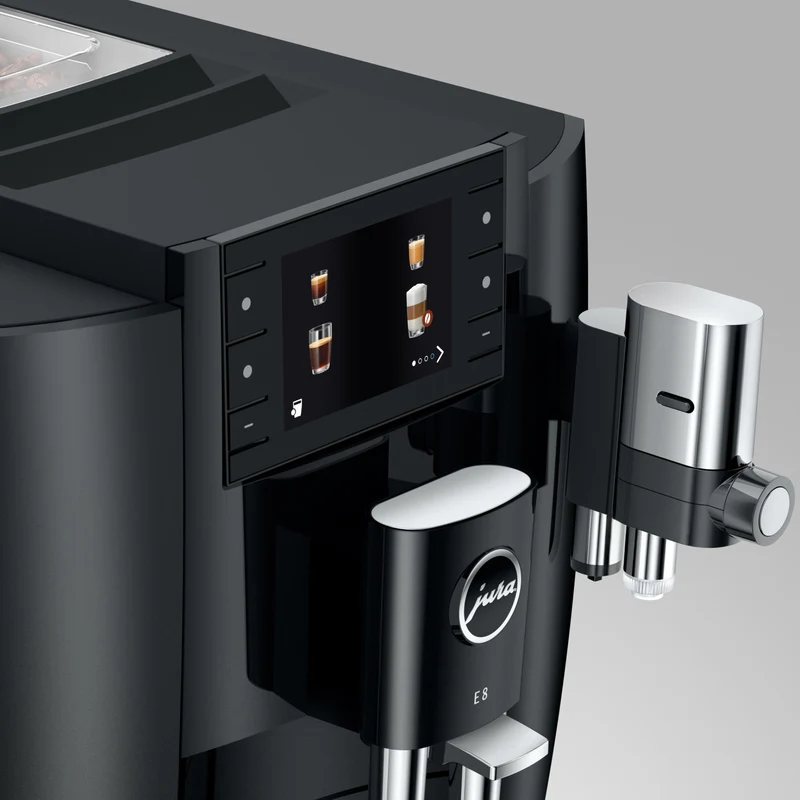 Machine à café automatique E8 Piano Black (nouvelle génération) - JURA