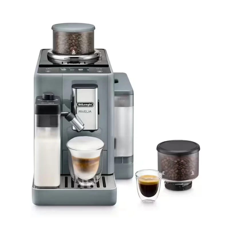 Machine à café automatique Rivelia grise pierre - De'Longhi