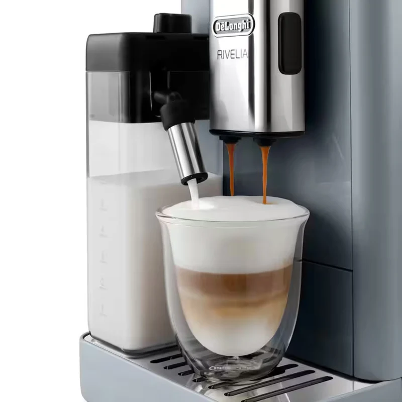 Machine à café automatique Rivelia grise pierre - De'Longhi