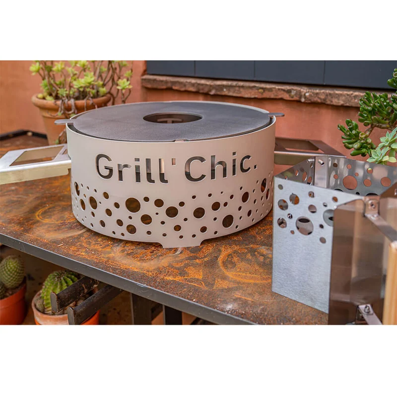 P'tit Grill Braséro de Table Aluminium - GRILL CHIC