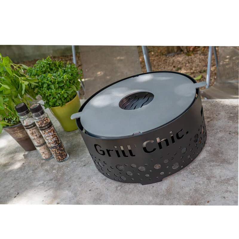 P'tit Grill Braséro de Table Aluminium - GRILL CHIC