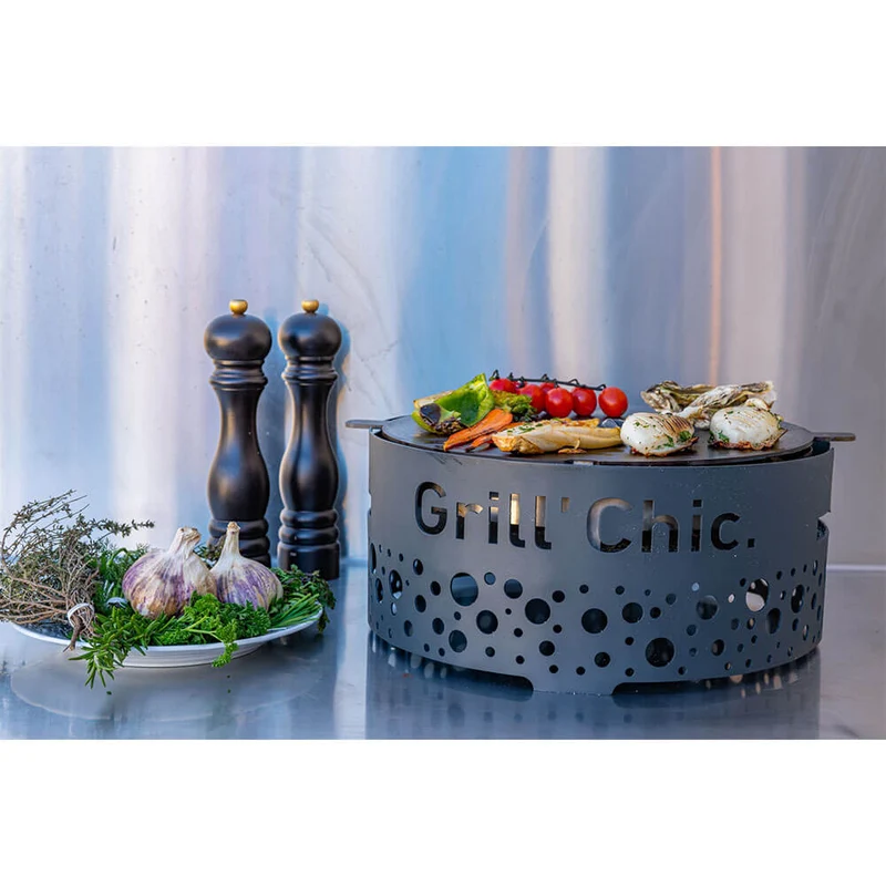 P'tit Grill Braséro de Table Aluminium - GRILL CHIC