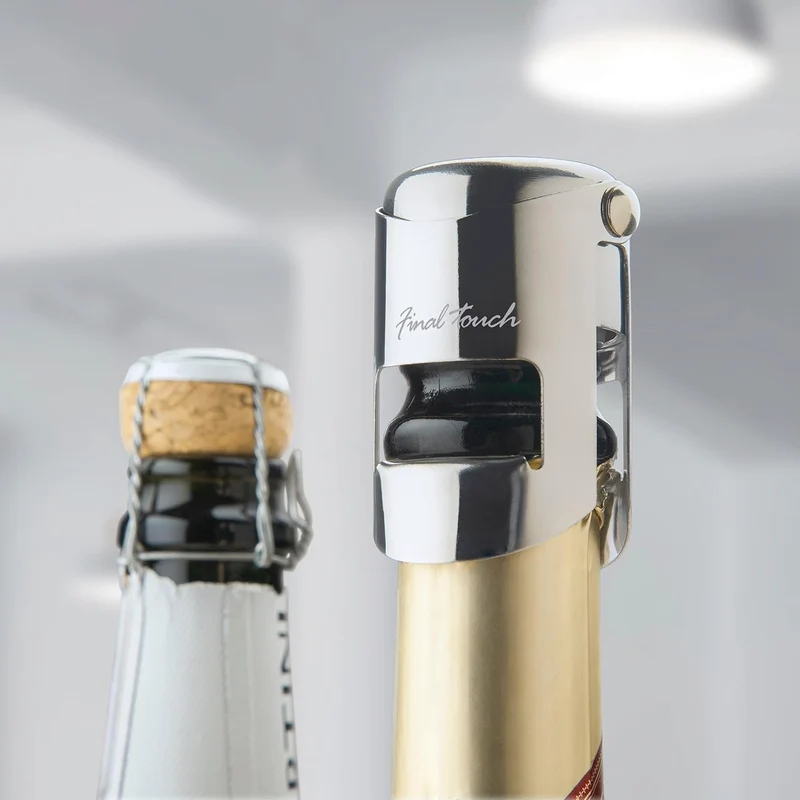 Bouchon pour bouteille de champagne en acier inoxydable – Final Touch