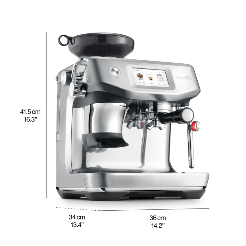 Machine à café automatique Barista Touch™ Impress acier inoxydable brossé – Breville