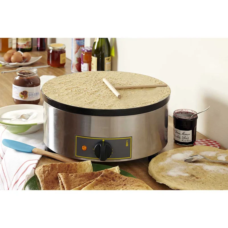 Crêpière professionnelle à gaz fonte émaillée - ROLLER GRILL